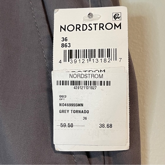 Nordstrom Gray Tech Smart Slim Fit Shorts - Picture 6 of 8